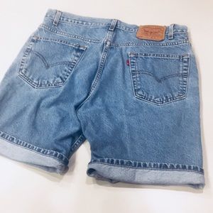 Levi’s 505 blue jean shorts 36w